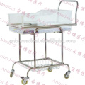 Stainless steel frame + acrylic Baby bassinet